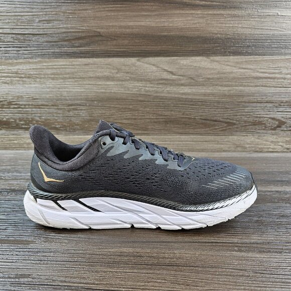 Hoka One One Clifton 7 1110509 BBRNZ Black Bronze Running Shoes - Women's Sz 7.5 - Picture 14 of 16